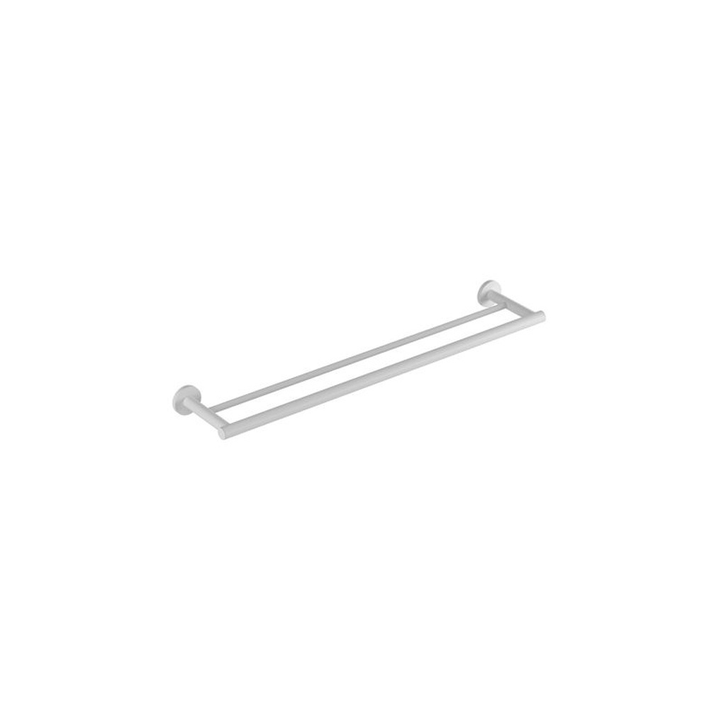 Εικόνα της Διπλή Πετσετοθήκη Verdi Omicron White Matt 60cm 3022101