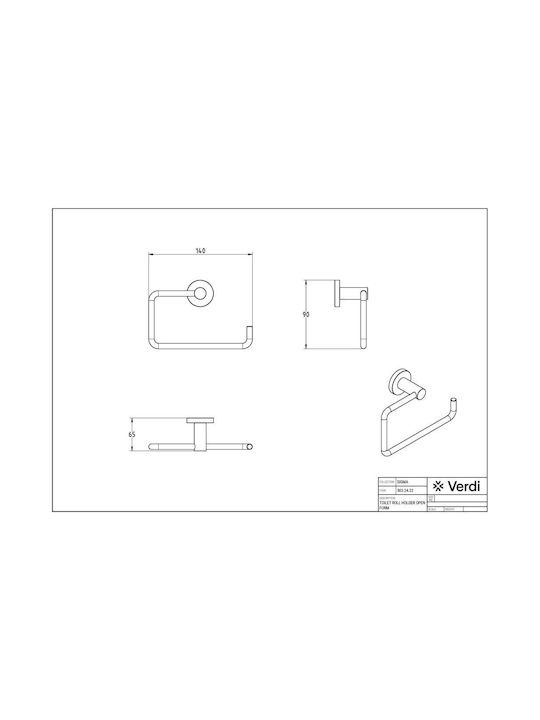 Εικόνα της Χαρτοθήκη Verdi Sigma White Matt 3032401