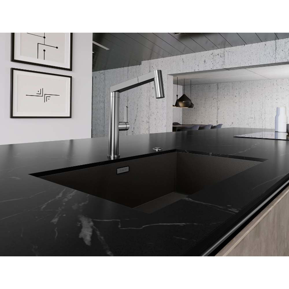 Εικόνα της Νεροχύτης Υποκαθήμενος Blanco Zerox 700-U (74x44) Dark Steel 526244
