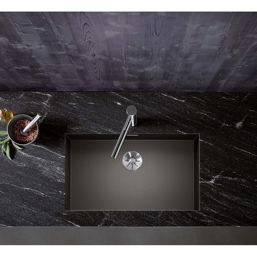 Εικόνα της Νεροχύτης Υποκαθήμενος Blanco Zerox 700-U (74x44) Dark Steel 526244