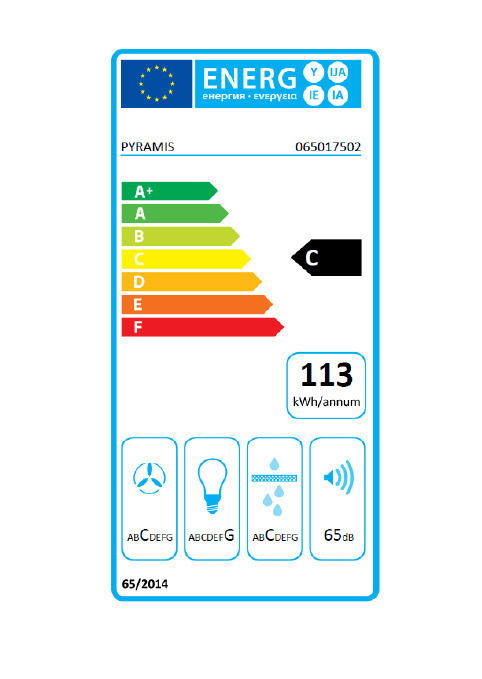 Εικόνα της Απορροφητήρας Pyramis Συρόμενος Turbo 60cm Essential Inox 065017502