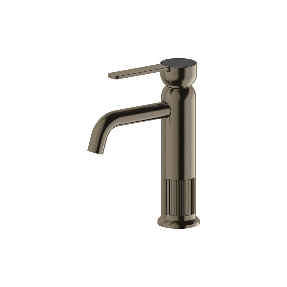 Εικόνα της Μπαταρία Νιπτήρος Armando Vicario Lumiere 516010-410 Black Brushed