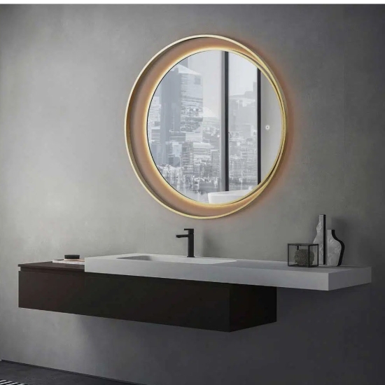 Εικόνα της Καθρέπτης Φωτιζόμενος LED Luminor Eclipse 82 Ø82/70cm