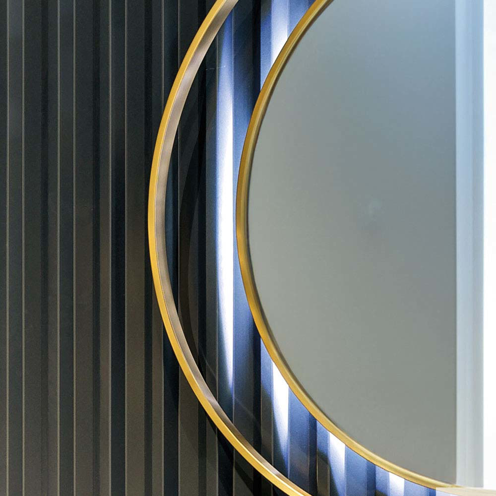 Εικόνα της Καθρέπτης Φωτιζόμενος LED Luminor Eclipse 82 Ø82/70cm