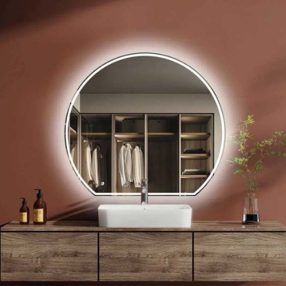 Εικόνα της Καθρέπτης Φωτιζόμενος LED Luminor Moon 110 Ø110cm