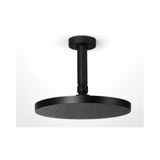 Εικόνα της Ανακλινόμενη Κεφαλή ABS Ø30 Με Μπράτσο Οροφής 10cm E044044-400 + R50813-400 Black Matt