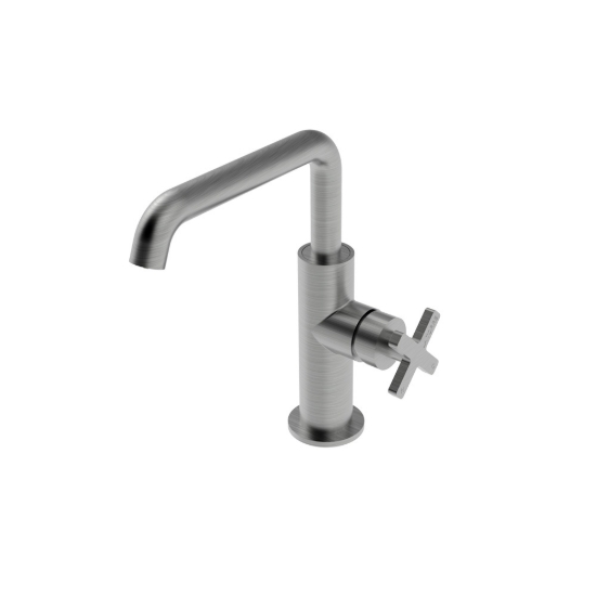 Εικόνα της Μπαταρία Νιπτήρος La Torre Elle Cross 38020-110 Inox Finish