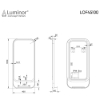 Εικόνα της Καθρέπτης Φωτιζόμενος LED Luminor Loft 45 45x100cm