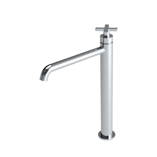 Εικόνα της Μπαταρία Νιπτήρος Επικαθήμενη  La Torre Elle Cross 38016-100 Chrome