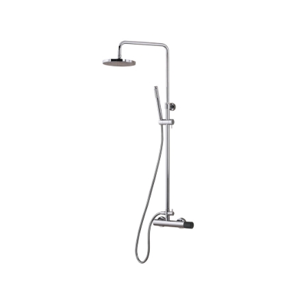 Εικόνα της Στήλη Ντούς 2 Εξόδων Με Κολώνα Eurorama Oso 178066-100 Chrome