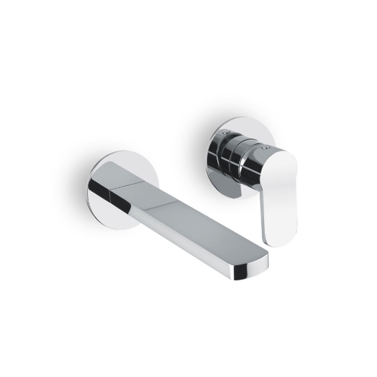 Εικόνα της Μπαταρία Νιπτήρος Εντοιχισμού Armando Vicario Glam 610045-100 Chrome