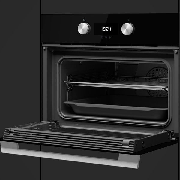 Εικόνα της Φούρνος Compact Teka HLC 8400 BK Hydroclean Pro Ύψος 45cm Black Glass 111130003