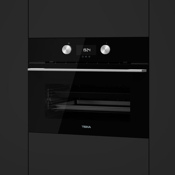 Εικόνα της Φούρνος Compact Teka HLC 8400 BK Hydroclean Pro Ύψος 45cm Black Glass 111130003