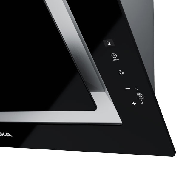 Εικόνα της Απορροφητήρας Teka DLV 68660 Ecopower Καμινάδα 60cm Μαύρο Κρύσταλλο 112930024