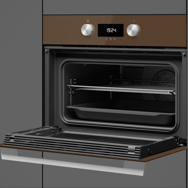 Εικόνα της Φούρνος Compact Teka HLC 8400 LB Hydroclean Pro Ύψος 45cm London Brick Brown 111130006
