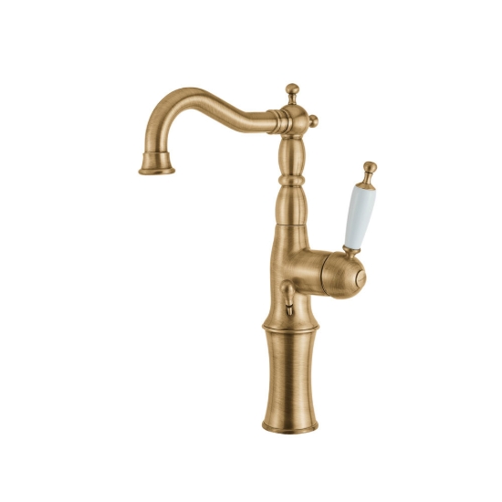 Εικόνα της Μπαταρία Νιπτήρος Επικαθήμενη Bugnatese Oxford Bronze/Λευκό 6317-220