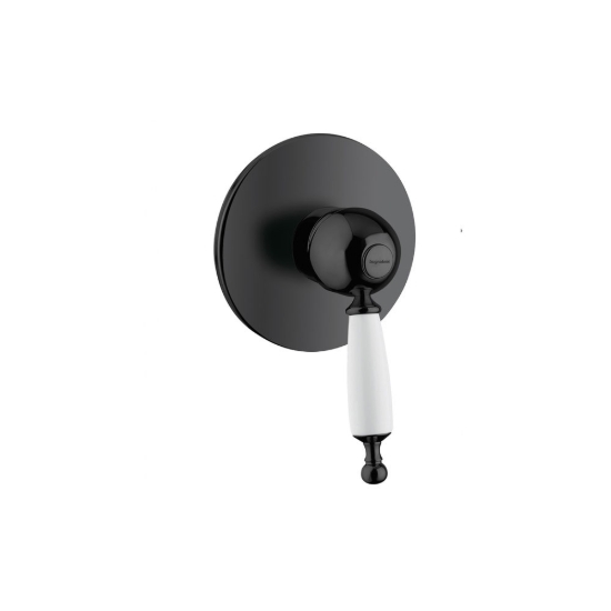 Εικόνα της Μίκτης Εντοιχισμού 1 Εξόδου Bugnatese Oxford 6330-400 Black Matt