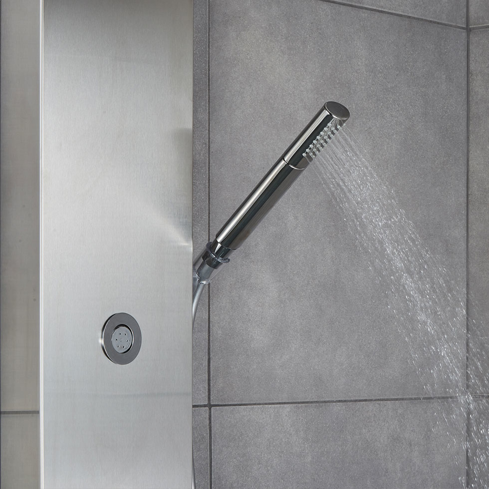 Εικόνα της Στήλη Ντούς-Υδρομασάζ Dolce Vita Elite 110 Inox  5 Εξόδων