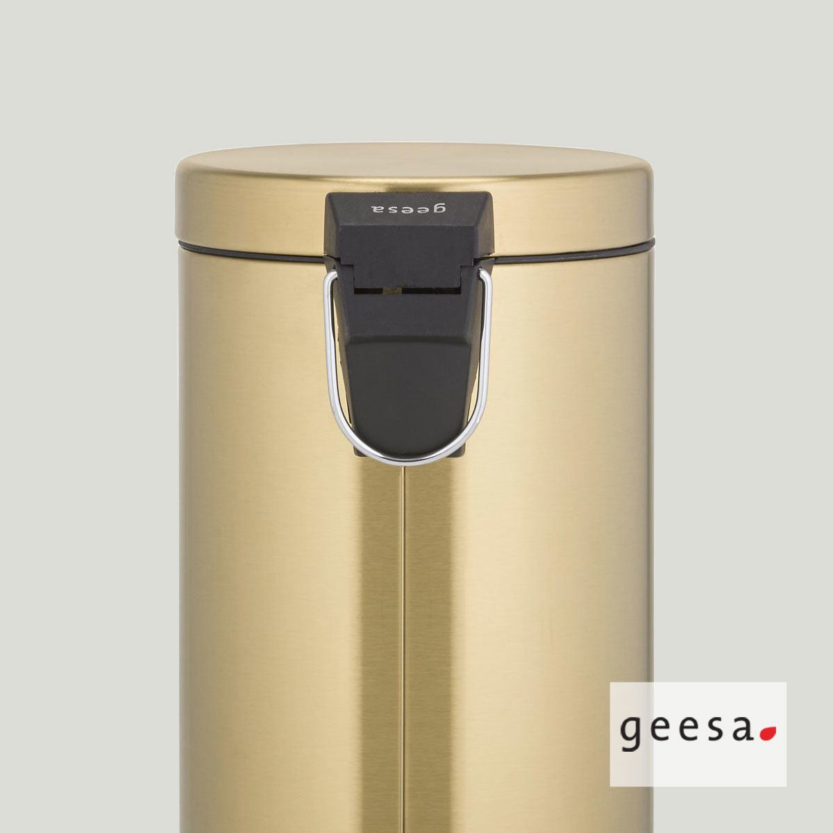 Εικόνα της Χαρτοδοχείο Geesa 634-211 3lt  Ø17xH26(cm) Gold Brushed PVD