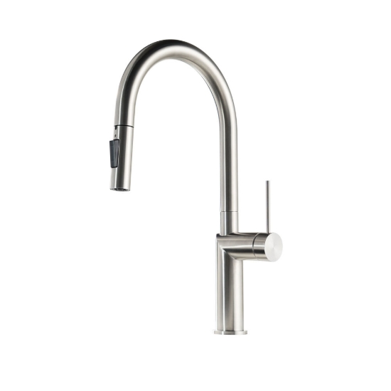 Εικόνα της Μπαταρία Κουζίνας Cora 63630-111 Ντους Inox