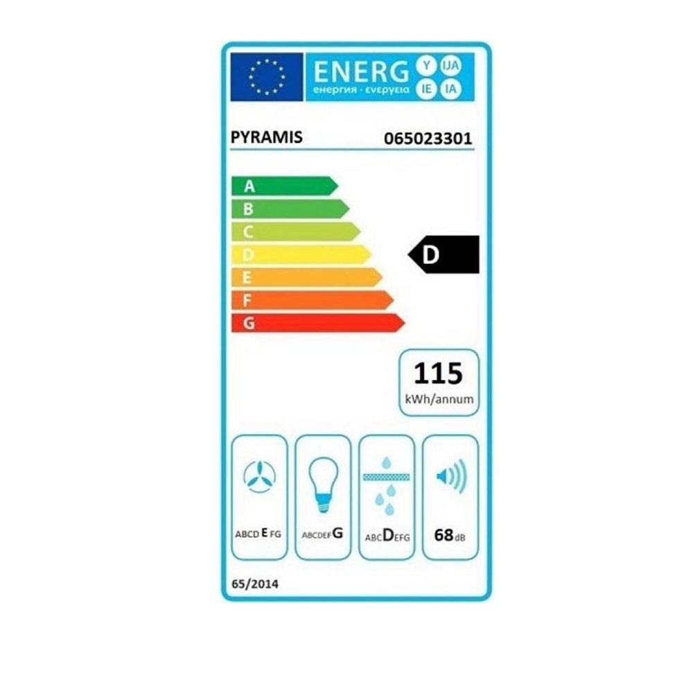 Εικόνα της Απορροφητήρας Pyramis Fiero 60cm 065023301