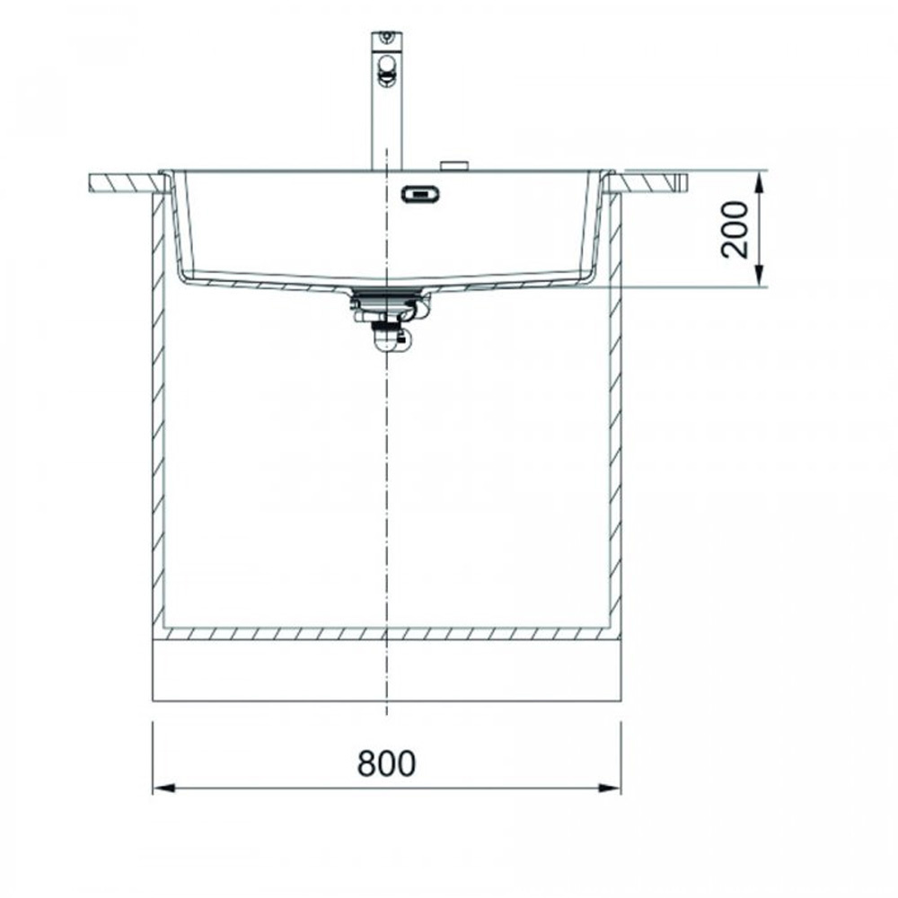 Εικόνα της Νεροχύτης Franke Centro 2.0 610/210-73 (78x50) Slate Grey 3149000467 (114.0719.579)