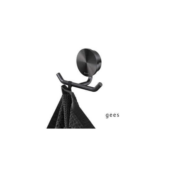 Εικόνα της Άγγιστρο Διπλό Geesa Opal Black Brushed PVD 7215-411