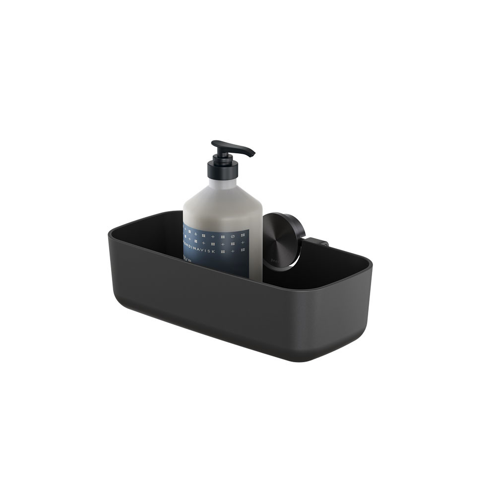 Εικόνα της Σπογγοθήκη - Μπουκαλοθήκη Geesa Opal Black Brushed PVD 7214-411