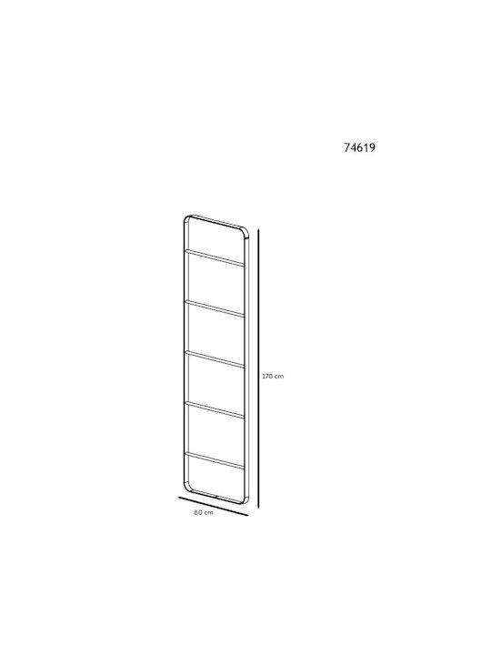 Εικόνα της Πετσετοκρεμάστρα Geesa Shift 50x170 (cm) Black Matt 74619-400