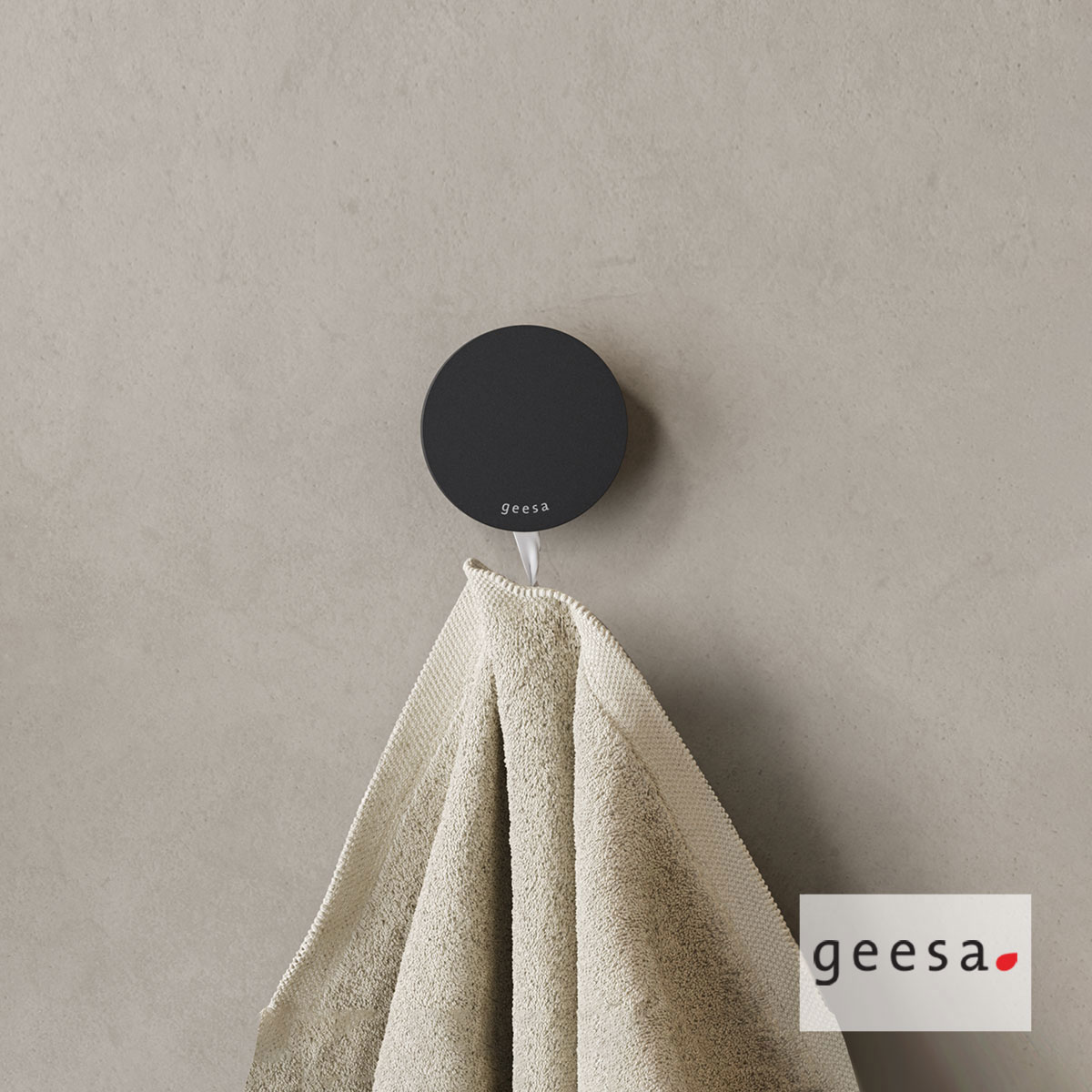 Εικόνα της Άγγιστρο Μεγάλο Geesa Opal Black Matt 7245-400
