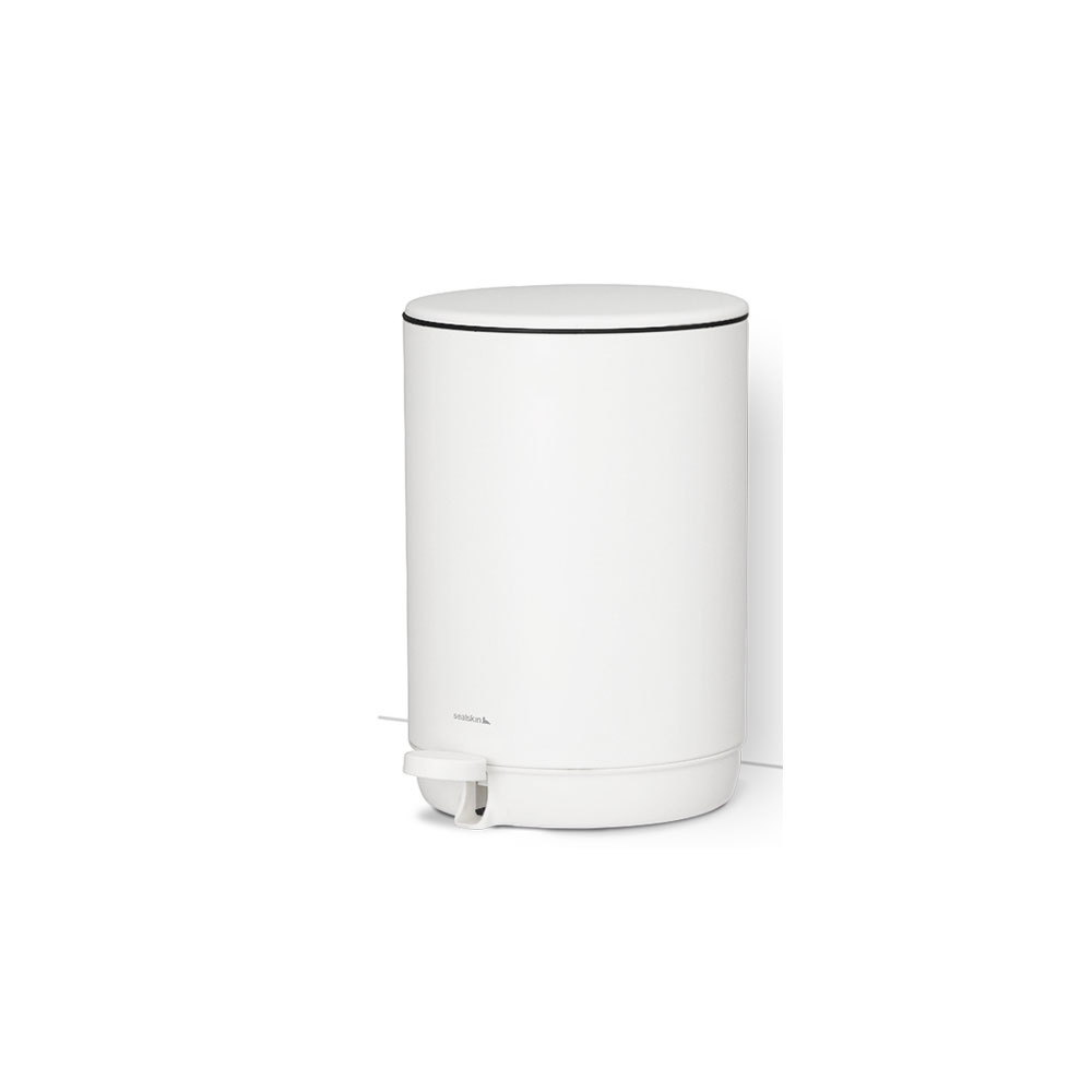 Εικόνα της Χαρτοδοχείο Geesa Με Soft Close 800065-300 5lt Chrome/White Matt