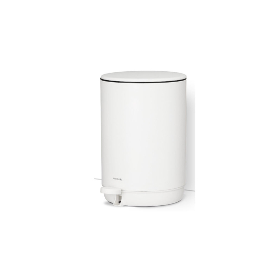 Εικόνα της Χαρτοδοχείο Geesa Με Soft Close 800065-300 5lt Chrome/White Matt