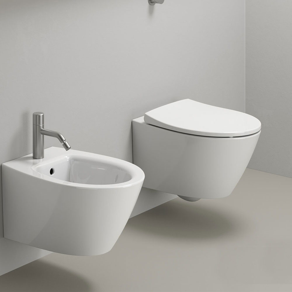 Εικόνα της Λεκάνη Κρεμαστή GSI Modo Swirl 981600C-300 52cm Με Soft Close Κάλυμμα
