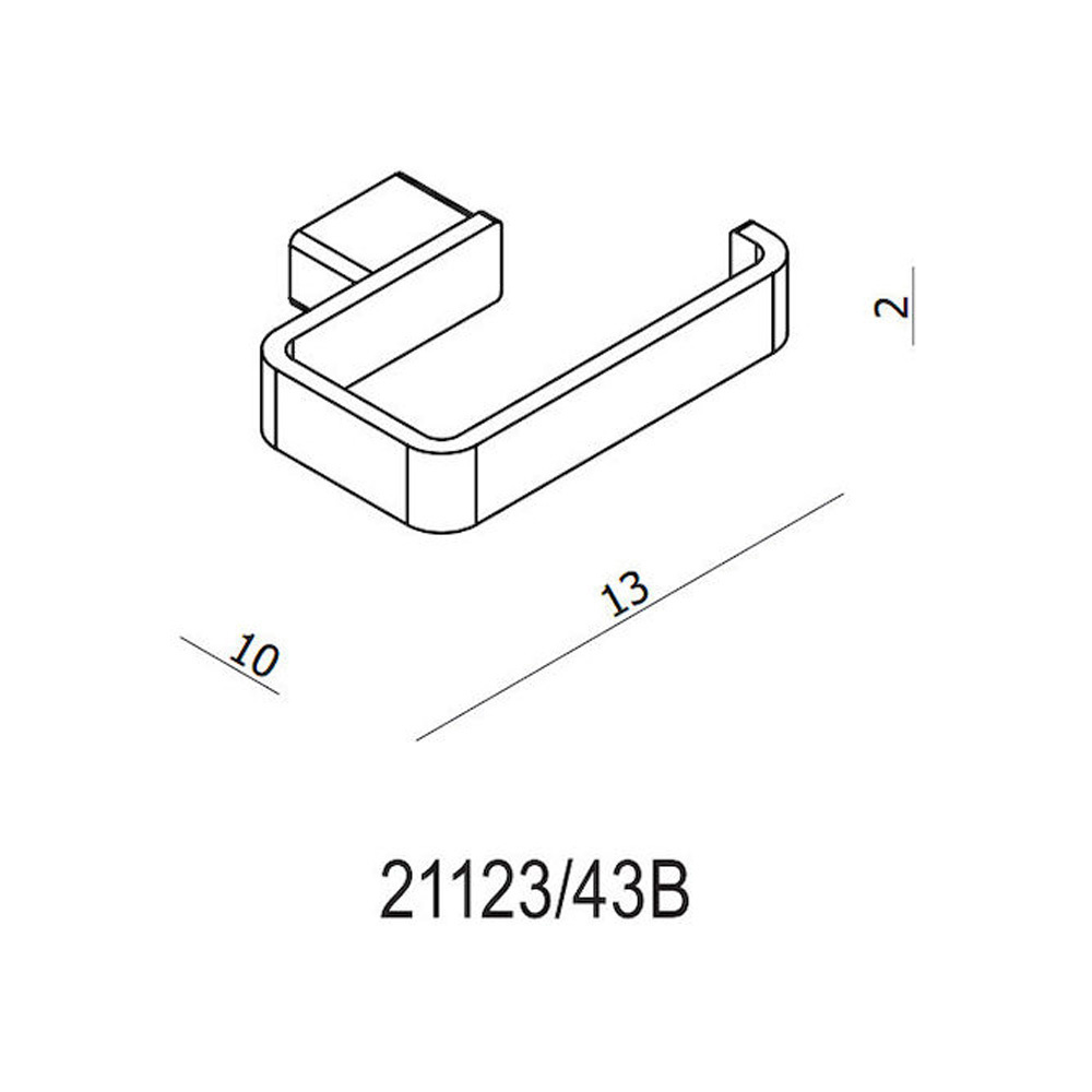 Εικόνα της Χαρτοθήκη Langberger Series 123  21123-43B Chrome