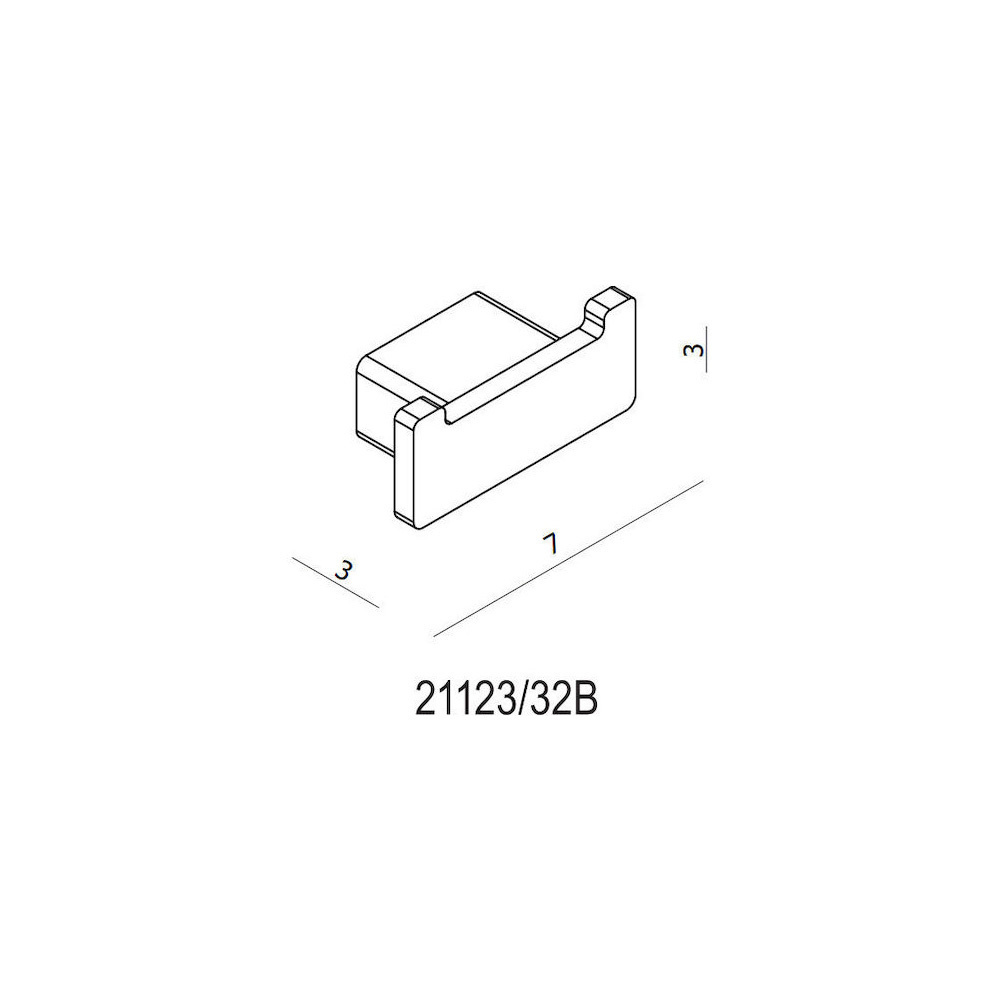 Εικόνα της Άγγιστρο Διπλό Langberger Series 123  21123-32B Chrome
