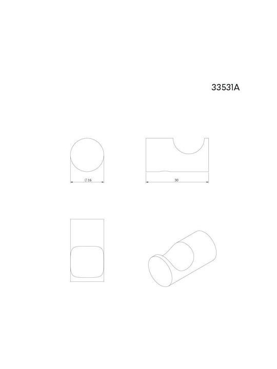 Εικόνα της Άγγιστρο Μονό Langberger Series 108 33531A Chrome