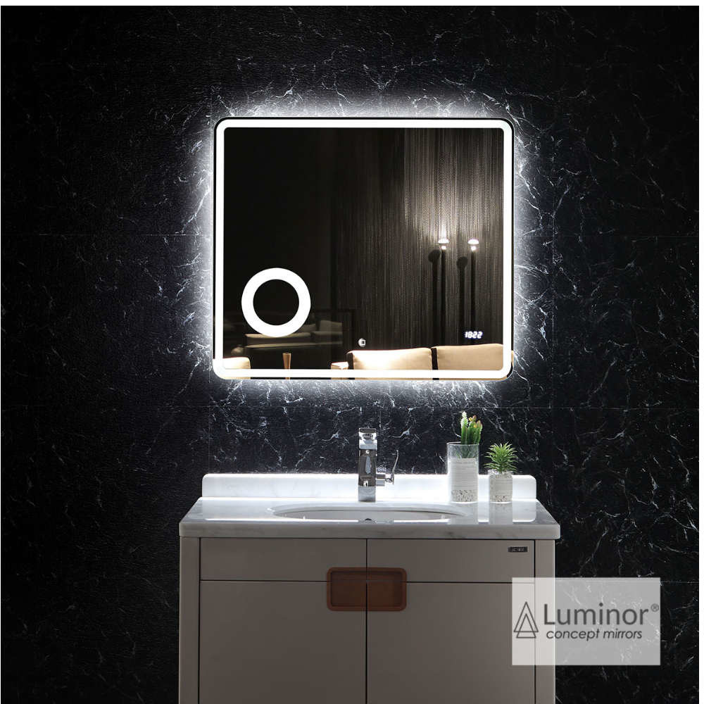 Εικόνα της Καθρέπτης Φωτιζόμενος LED Luminor Cult 8080 80x80cm