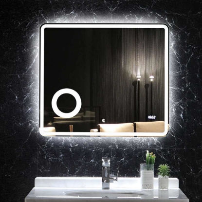 Εικόνα της Καθρέπτης Φωτιζόμενος LED Luminor Cult 8080 80x80cm