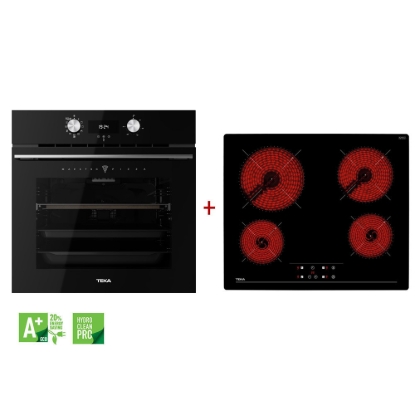 Εικόνα της Σετ Teka Φούρνος Πυρολυτικός Teka Maestro Pizza HLB 8510 P + Εστία TBC 64010 111000046+112550014