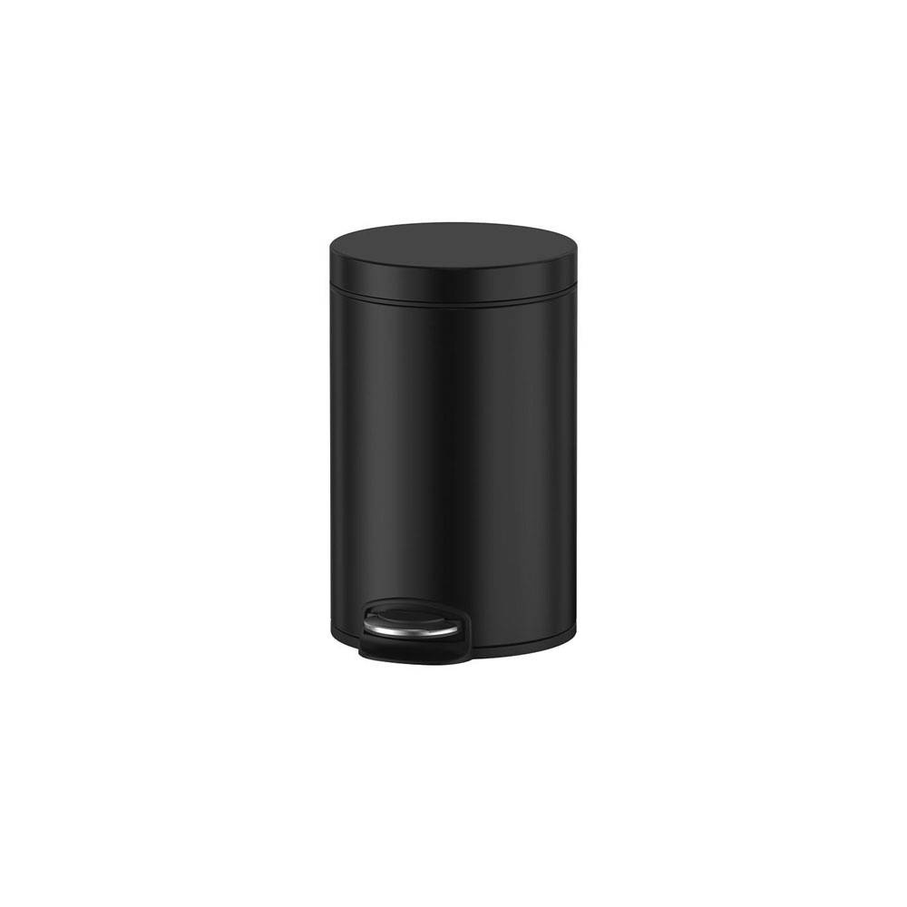 Εικόνα της Χαρτοδοχείο Orabella Με Soft Close 5lt 15185 Black Matt