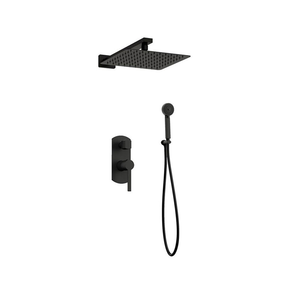 Εικόνα της Σετ Εντοιχισμού Orabella Elegance Square  10305 Black Matt