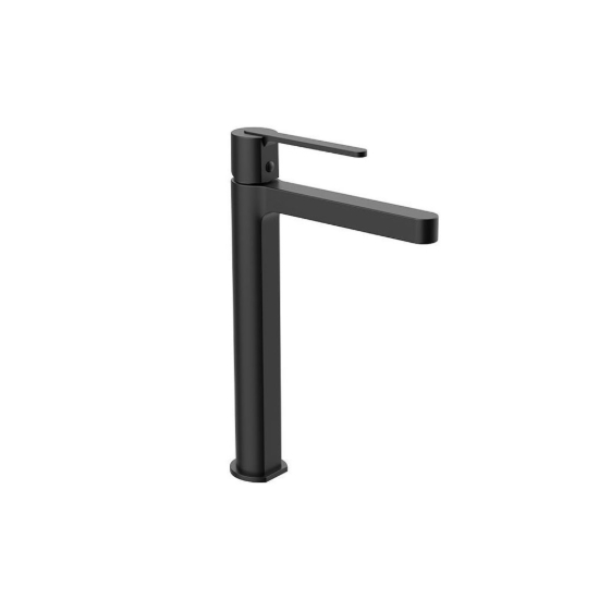 Εικόνα της Μπαταρία Νιπτήρος Ψηλή Orabella Marea 10322 Μαύρο Ματ