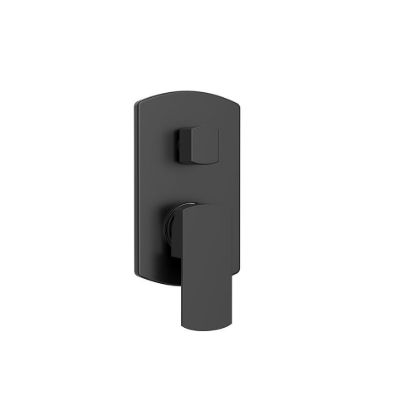 Εικόνα της Μπαταρία Εντοιχισμού Λουτρού 2 Σημείων Orabella Ardesia 10347 Μαύρο Ματ