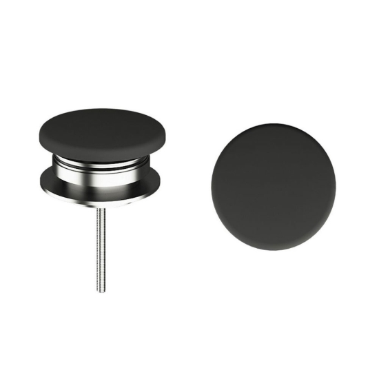 Εικόνα της Βαλβίδα Νιπτήρος Clic-Clac Orabella 15109-BL Μαύρο Ματ