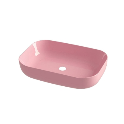 Εικόνα της Νιπτήρας Μπάνιου Orabella Metamorfosis 42600 60x42cm Επικαθήμενος 60112 Pink Glossy