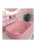 Εικόνα της Νιπτήρας Μπάνιου Orabella Metamorfosis 42600 60x42cm Επικαθήμενος 60112 Pink Glossy