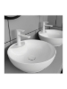 Εικόνα της Νιπτήρας Μπάνιου Orabella Trend Round 01 Επικαθήμενος Ø42cm 60117 Λευκό Γυαλιστερό