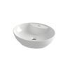 Εικόνα της Νιπτήρας Μπάνιου Orabella Trend Oval 01 50x42cm Επικαθήμενος 60137 Λευκός