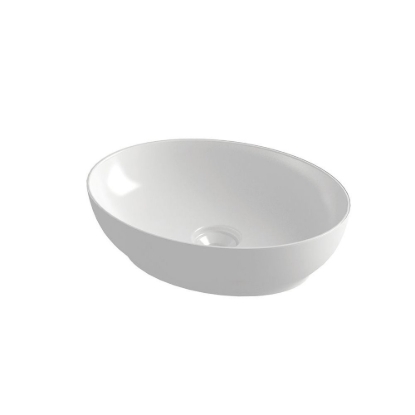 Εικόνα της Νιπτήρας Μπάνιου Orabella Trend Oval 02 50x38cm Επικαθήμενος 60138 Λευκός