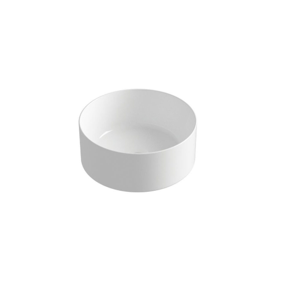 Εικόνα της Νιπτήρας Μπάνιου Orabella Open Round 01 Ø40cm Επικαθήμενος 60139 Λευκός